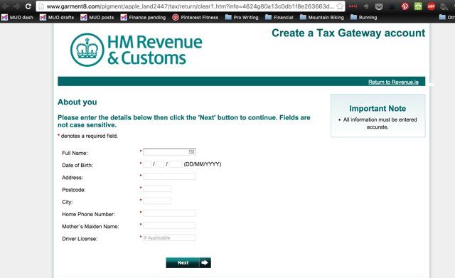 موقع hmrc-phish