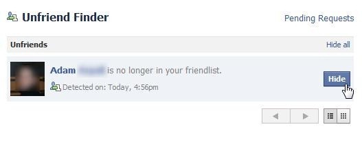 كيف تكتشف من لم يثق بك مؤخرًا على Facebook unfriend finder 2