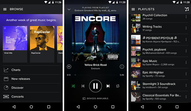 أفضل تطبيق-android-streaming-spotify