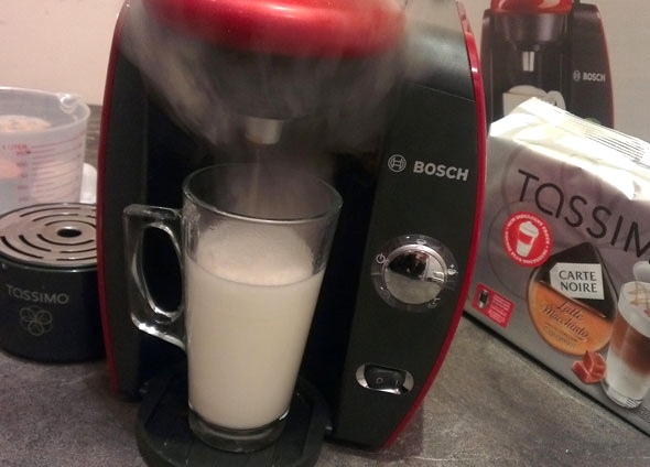 بوش tassimo استعراض آلة القهوة