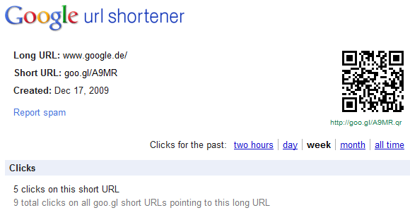 تقصير متصفح url