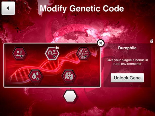 اختر مرضًا وامسح الإنسانية في شركة Plague Inc. كود الجين