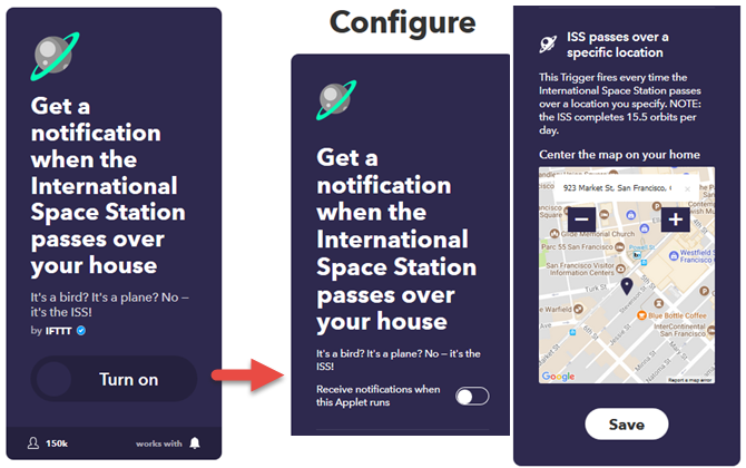 دليل IFTTT النهائي: استخدم أقوى أدوات الويب مثل Pro IFTTTTurnOnApplet