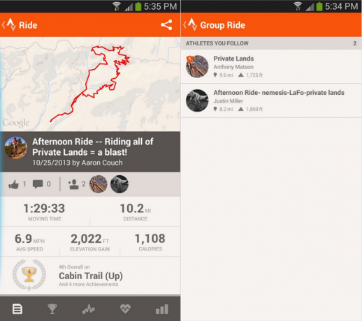 15 Strava - جولات المجموعة