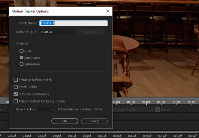 كيفية نقل نص المسار في خيارات متعقب Adobe After Effects