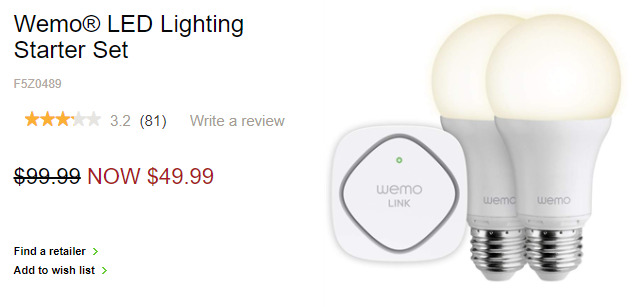 ضوء بلكين wemo