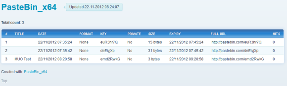 أدوات Pastebin