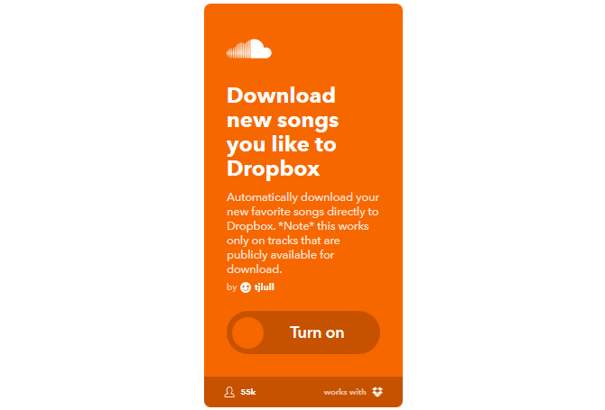 دليل IFTTT النهائي: استخدم أقوى أداة ويب مثل Pro 37IFTTT SoundcloudLikesToDropbox