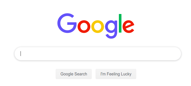 مربع البحث على صفحة Google الرئيسية