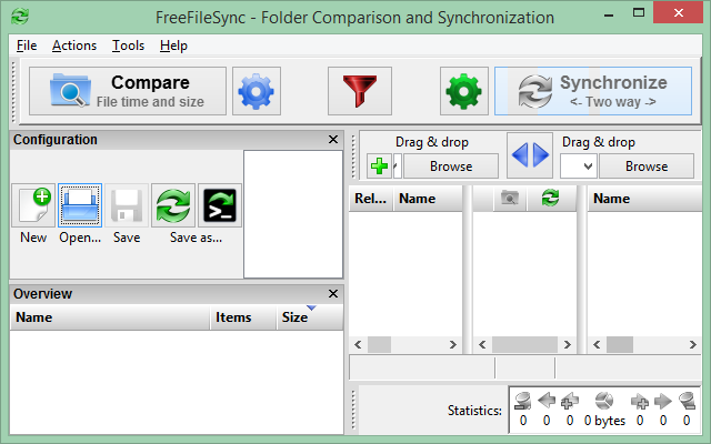 هذه هي لقطة شاشة لأحد أفضل برامج Windows تسمى FreeFileSync