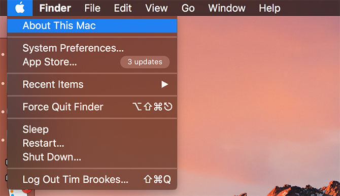 قائمة macOS Apple