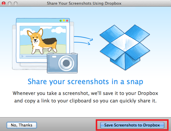 كيفية حفظ لقطات الشاشة وتحميلها تلقائيًا على Dropbox على لقطات شاشة Dropbox من Mac