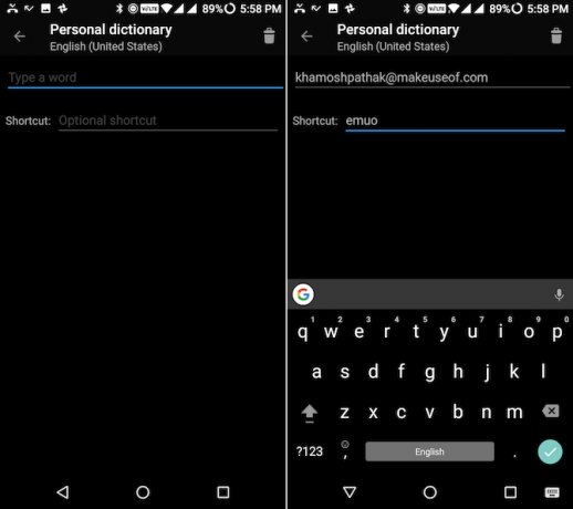 توسيع النص gboard
