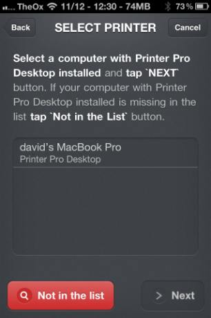 Printer Pro - أسهل طريقة للطباعة من iPhone ، حتى مع طابعة سلكية [iOS ، مجانًا لفترة محدودة] 2012 11 12 12