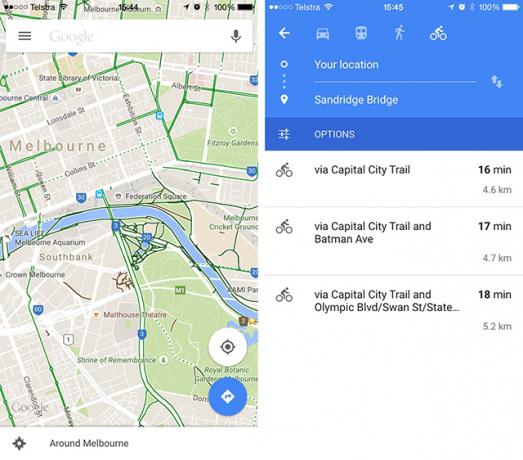 دراجة مختلفة: أفضل googlemaps تطبيقات iPhone للدراجات