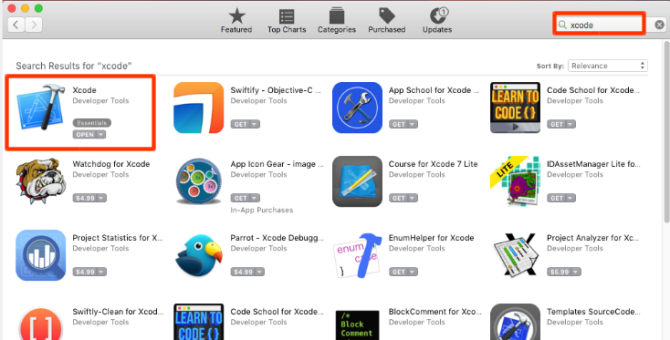 مقدمة macports xcode appstore