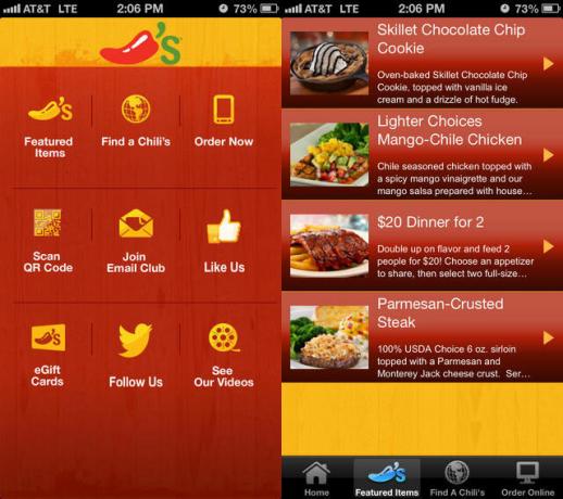 من قوائم الطعام إلى تدوين الصور: تطبيقاتي المفضلة الـ 10 لنظام iOS لعام 2013 chilis iphone