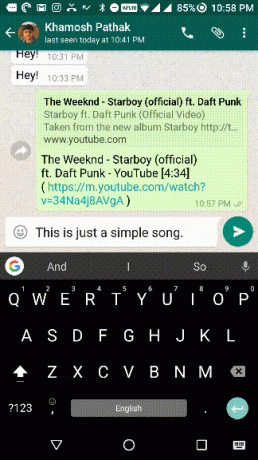 المؤشر Gboard
