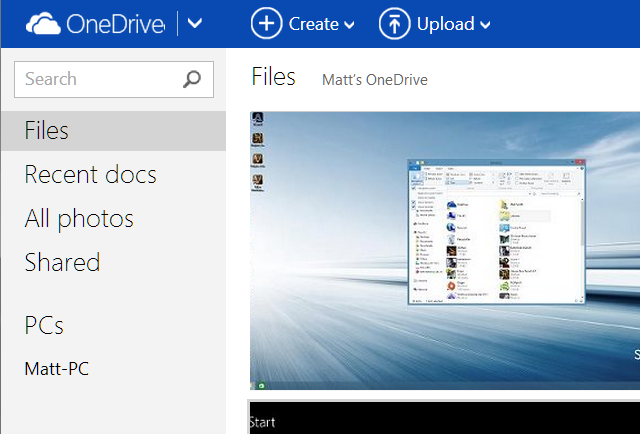 هذه هي لقطة شاشة لأحد أفضل برامج Windows تسمى OneDrive