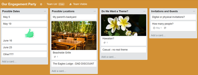 نصائح trello الحب مواعيد الرومانسية