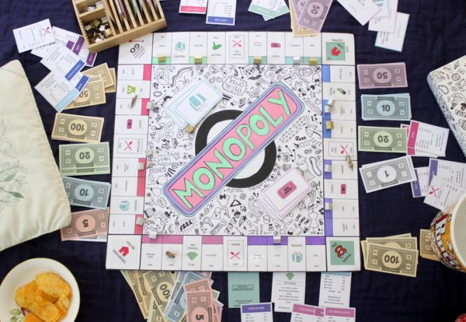 اصنع لعبة لوحة Monopoly DIY في المنزل باستخدام هذا الدليل من The Craftables