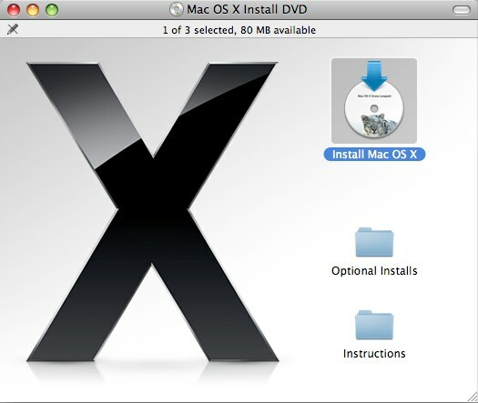 كيفية الترقية إلى Snow Leopard وما يجب معرفته [Mac] SL install 1