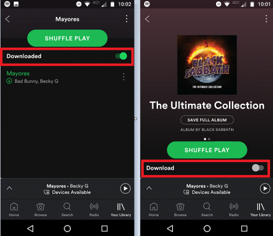 كيفية تحميل أغاني Spotify للعب دون اتصال Spotify التحميل