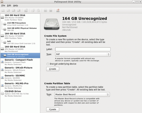 إعداد خادم Amahi Home Server - إضافة محرك أقراص إلى خادمك [Linux] 5 إنشاء جدول أقسام جديد