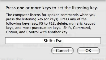 كيفية استخدام أوامر الكلام على جهاز Mac 04 ، قم بتعيين مفتاح الاختصار