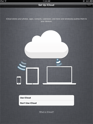 إعدادات ios icloud