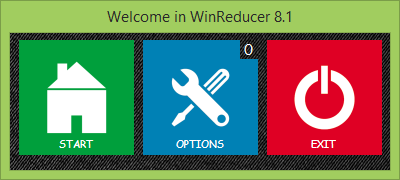 WinReducer 8 شاشة البدء