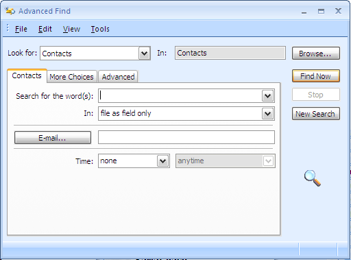 6 طرق للبحث عن رسائل البريد الإلكتروني في برنامج Outlook 2007 البحث الفوري 8