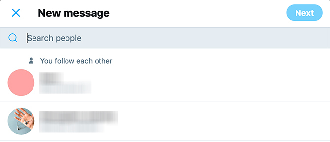 DM صندوق البريد الوارد تويتر