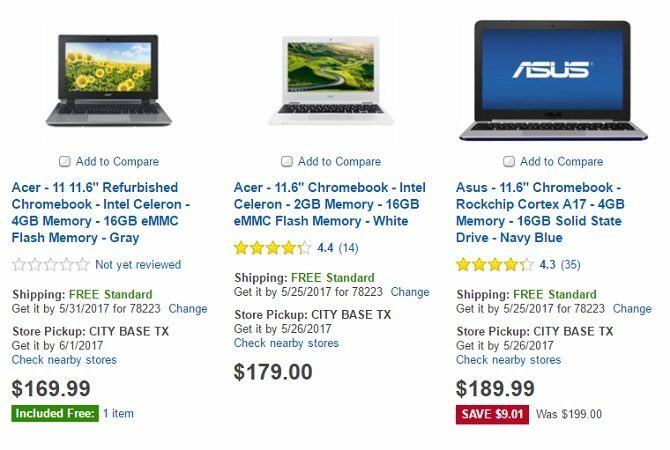 أفضل شراء أجهزة Chromebook