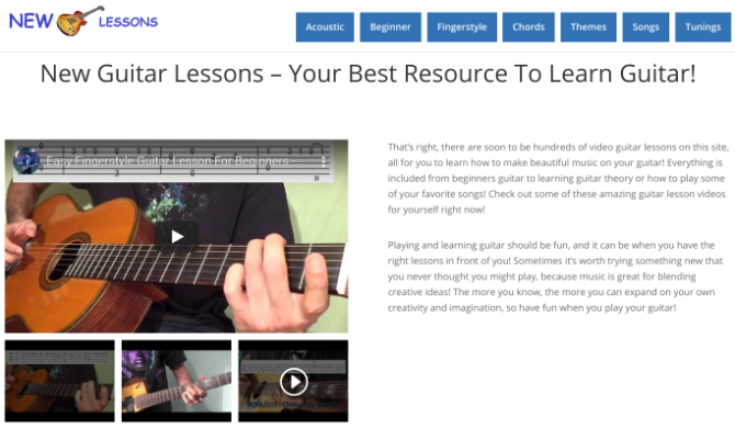 دروس الجيتار الجديدة هي للمبتدئين لتعلم أساسيات العزف على الجيتار