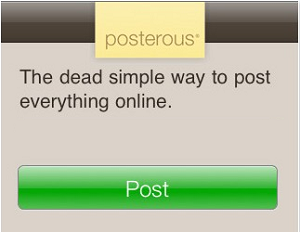 انشر نصًا وصورًا وفيديوًا باستخدام تطبيق iPhone Posterous الجديد [News] الملصق