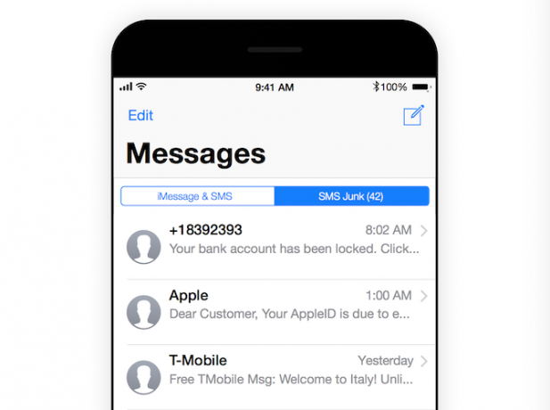 iOS 11 حظر تطبيقات SMS SMSShiled 1