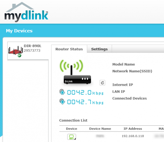 واجهة mydlink