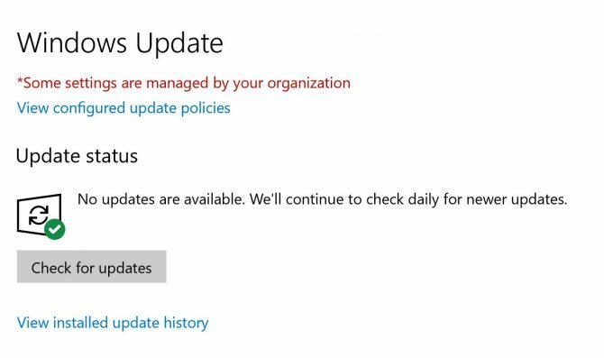 كيفية تنزيل تحديث Windows 10 April 2018 يدويًا تحقق من تحديث Windows e1525353689207