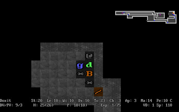 Roguelikes: تدور فريدة من نوعها وتحديا على RPG النوع adom1