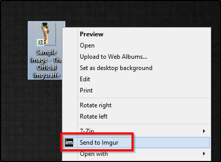 قم بتسريع تحميلات Imgur الخاصة بك مع قائمة سياق MyImgur الإضافية الخاصة بهذه التطبيقات والمتصفح