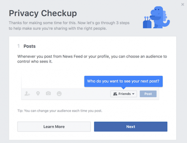 دليل الخصوصية الكامل لـ Facebook منشورات التحقق من خصوصية Facebook