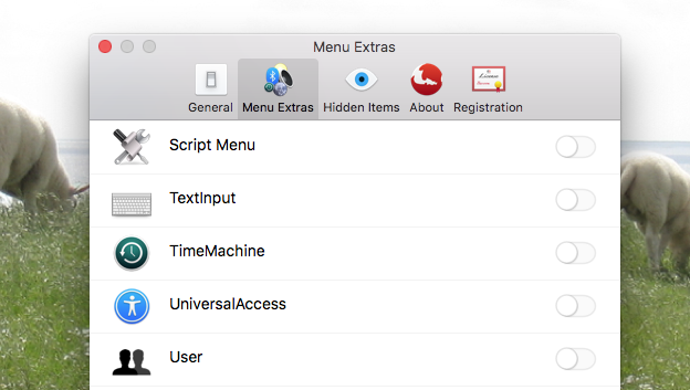 كيفية تخصيص وترتيب Mac Menu Bar Barsoom menubar extras