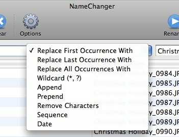دفعة إعادة تسمية الملفات الخاصة بك بسهولة - نمط ماك (Mac فقط) 02 اختيار القواعد