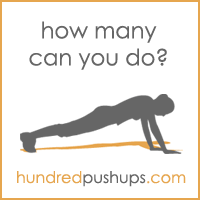 OneHundredPushups - برنامج تجريب تمرين بدني غريب الأطوار للحصول على لياقتك مائة 200 × 200