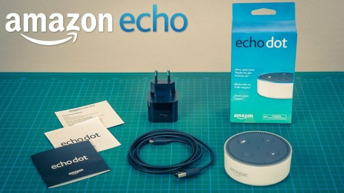 كيفية إعداد واستخدام Amazon Echo Dot 01 Echo Dot Box المحتويات