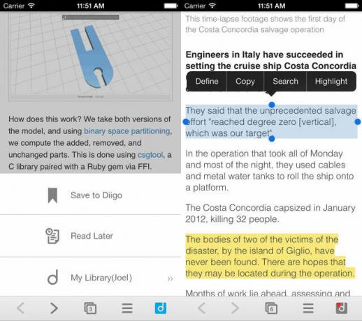 من قوائم الطعام إلى تدوين الصور: تطبيقاتي المفضلة الـ 10 لنظام iOS لعام 2013 diigo
