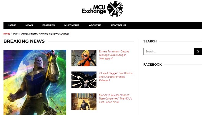 مواقع الكتاب الهزلي - MCU Exchange