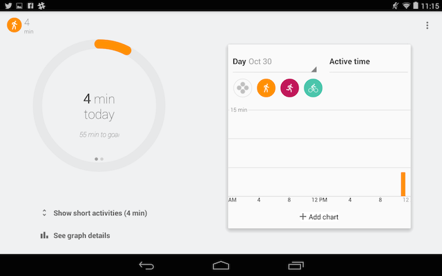 ممارسة googlefit