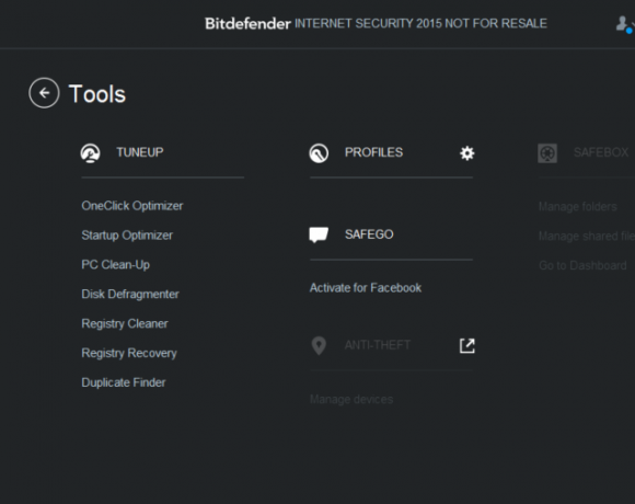 أدوات muo-bitdefender